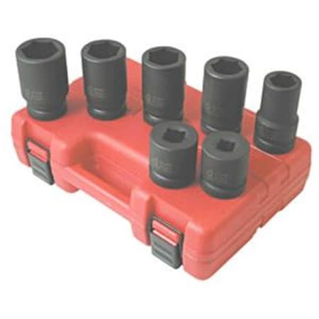 Gourmetgalley 5697M 7 Piece Deep Metric Impact Socket Set GO2571855